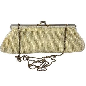 Vintage Pearl Beaded Evening Bag